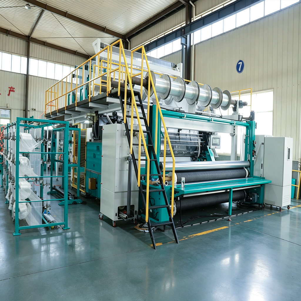 YRS3-M-G Raschel Mesh-Geogrid Biaxial Warp Knitting Machine